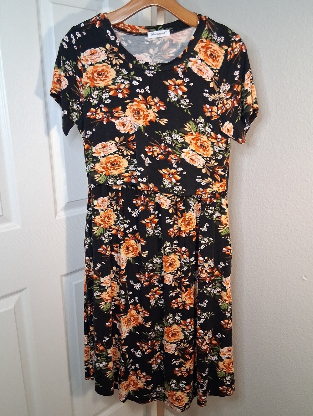 Bearsland Layered Floral Dress Size Medium